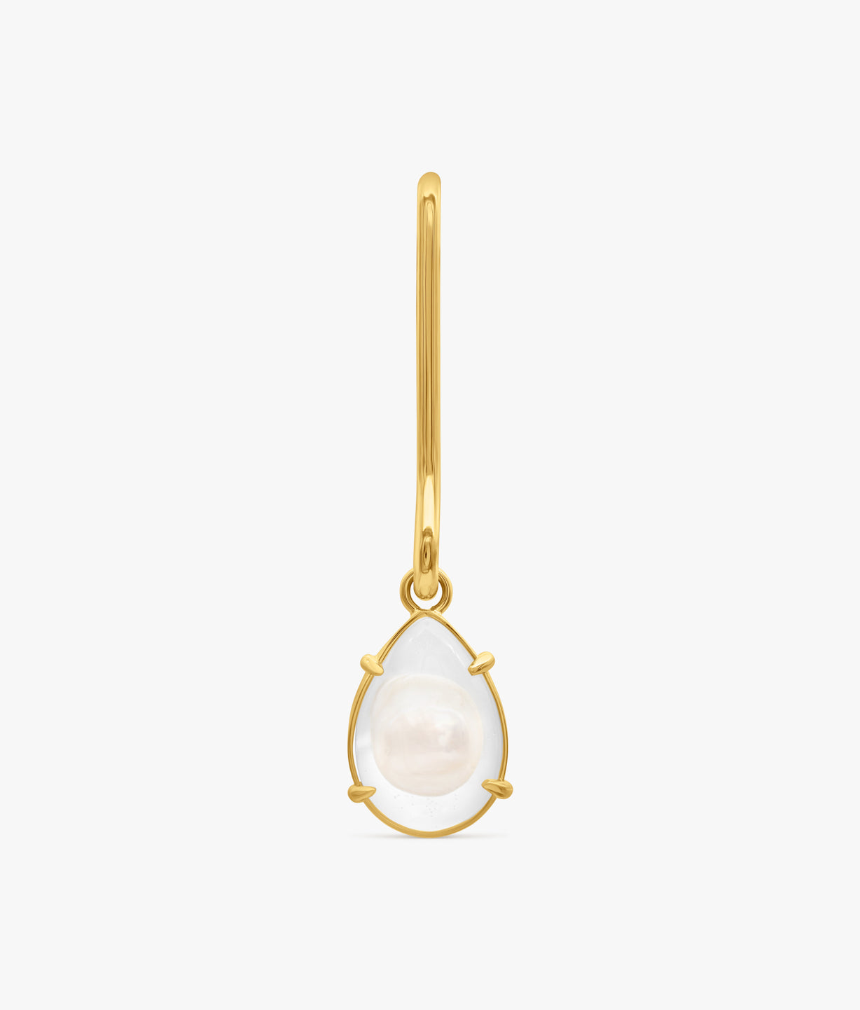Naked Pearls Encapsulated Long Earring